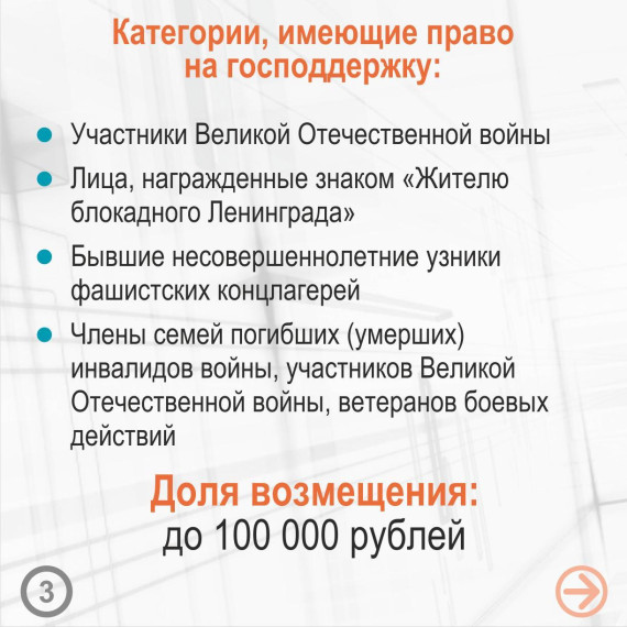 Господдержка до 100 тыс. руб. на подключение к природному газу.